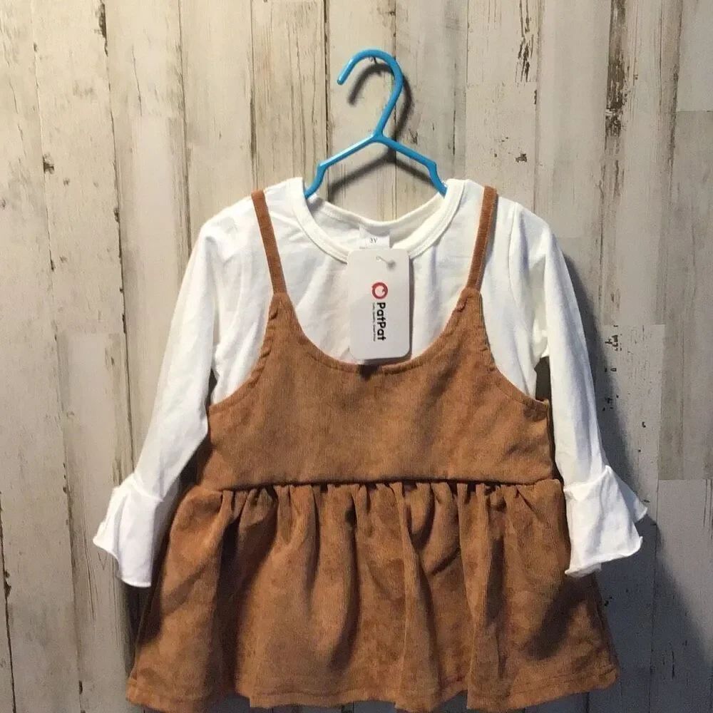 Beautiful new with tag a little dress by Pat Pat 3Y